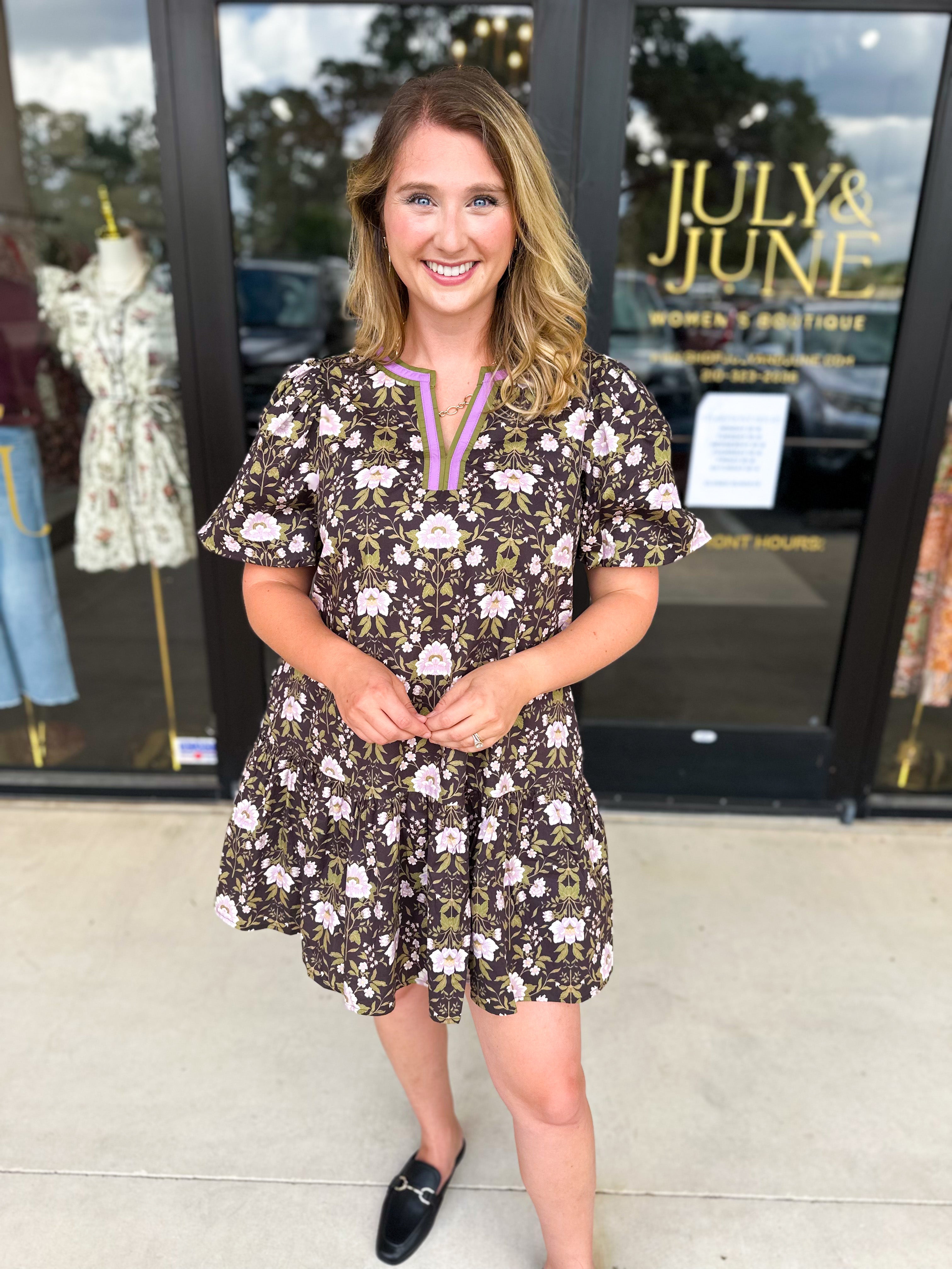 The Kalley Mini Dress - Black-510 Mini-ENTRO-July & June Women's Fashion Boutique Located in San Antonio, Texas