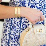 Easton Elle - Double Plated Cuff Bracelet-110 Jewelry & Hair-Easton Elle-July & June Women's Fashion Boutique Located in San Antonio, Texas