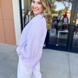Current Air - Rhinestone Button Down Blouse - Light Pink-200 Fashion Blouses-CURRENT AIR CLOTHING-July & June Women's Fashion Boutique Located in San Antonio, Texas