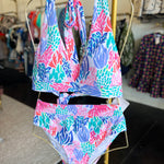 Mary Square - Kristi Two Piece Swim Set - Coral Cove - FINAL SALE-300 Athleisure/Lounge-MARY SQUARE-July & June Women's Fashion Boutique Located in San Antonio, Texas