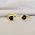 Easton Elle- Black Onyx Misty Cuff Bracelet-100 Jewelry / Accessories-Easton Elle-July & June Women's Fashion Boutique Located in San Antonio, Texas