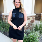 The Audrey Black Mini Dress-510 Mini-FATE-July & June Women's Fashion Boutique Located in San Antonio, Texas