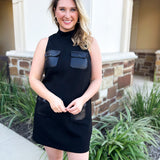 The Audrey Black Mini Dress-510 Mini-FATE-July & June Women's Fashion Boutique Located in San Antonio, Texas