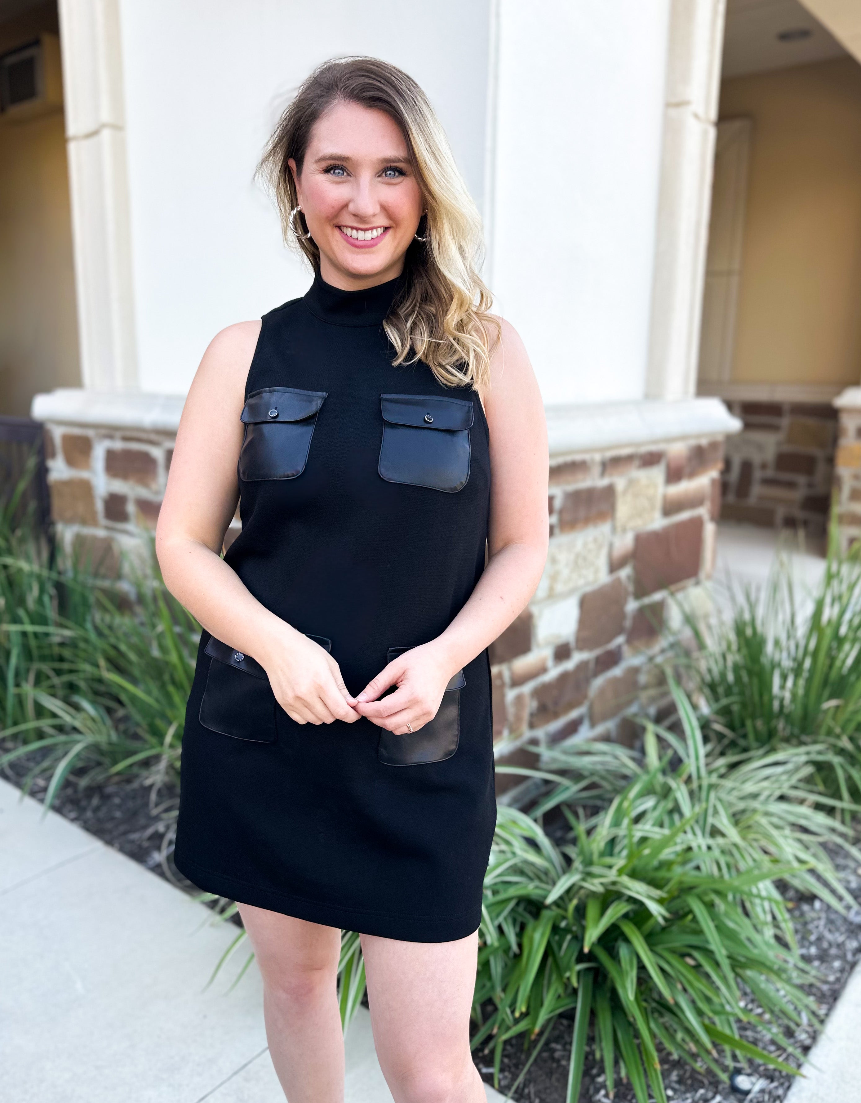 The Audrey Black Mini Dress-510 Mini-FATE-July & June Women's Fashion Boutique Located in San Antonio, Texas