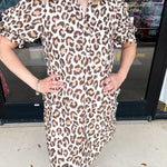 Vintage Leopard Mini Dress-510 Mini-ENTRO-July & June Women's Fashion Boutique Located in San Antonio, Texas