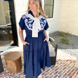 THML- The Sutton Midi Dress-500 Midi-THML-July & June Women's Fashion Boutique Located in San Antonio, Texas