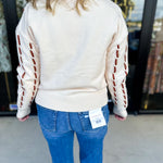 THML - Threaded Oat Sweater-230 Sweaters/Cardis-THML-July & June Women's Fashion Boutique Located in San Antonio, Texas