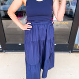 The Summertime Savvy Midi Dress - Navy-500 Midi-SKIES ARE BLUE-July & June Women's Fashion Boutique Located in San Antonio, Texas