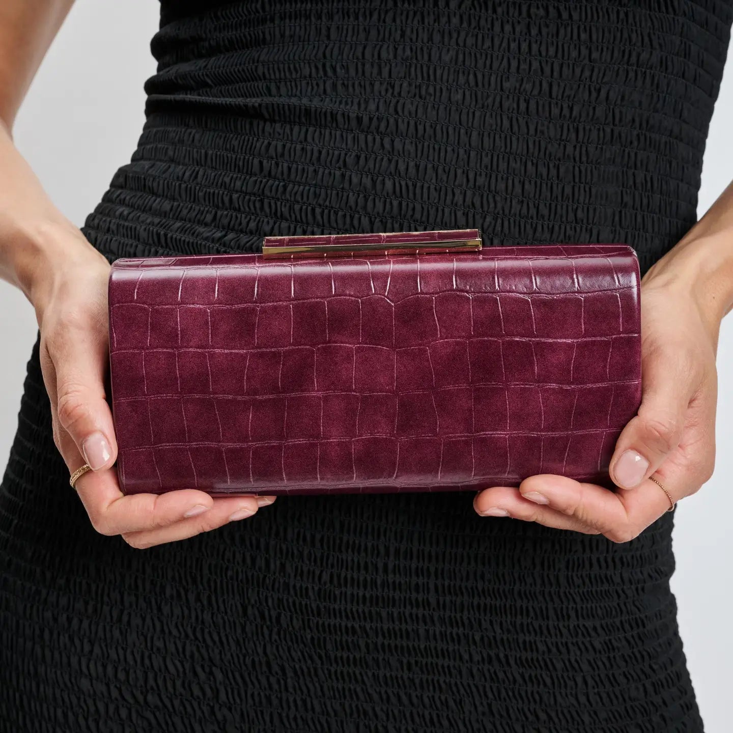 Sienna Evening Bag - Wine-130 ACCESSORIES-Moda Luxe-July & June Women's Fashion Boutique Located in San Antonio, Texas