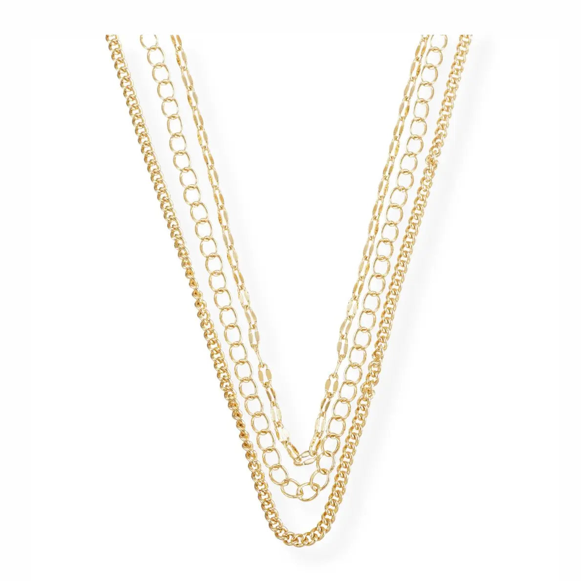 Natalie Wood - Botanica Cascade Necklace - Gold-110 Jewelry & Hair-Natalie Wood-July & June Women's Fashion Boutique Located in San Antonio, Texas
