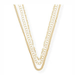 Natalie Wood - Botanica Cascade Necklace - Gold-110 Jewelry & Hair-Natalie Wood-July & June Women's Fashion Boutique Located in San Antonio, Texas