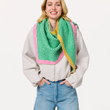 Ziggy Triangle Scarf - Green-130 Accessories-SHIRALEAH-July & June Women's Fashion Boutique Located in San Antonio, Texas