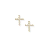 Natalie Wood - Legacy Cross Stud Earrings - Gold-110 Jewelry & Hair-July & June Women's Boutique -July & June Women's Fashion Boutique Located in San Antonio, Texas