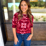 THML - Cherry On Top Sweater-230 Sweaters/Cardis-THML-July & June Women's Fashion Boutique Located in San Antonio, Texas