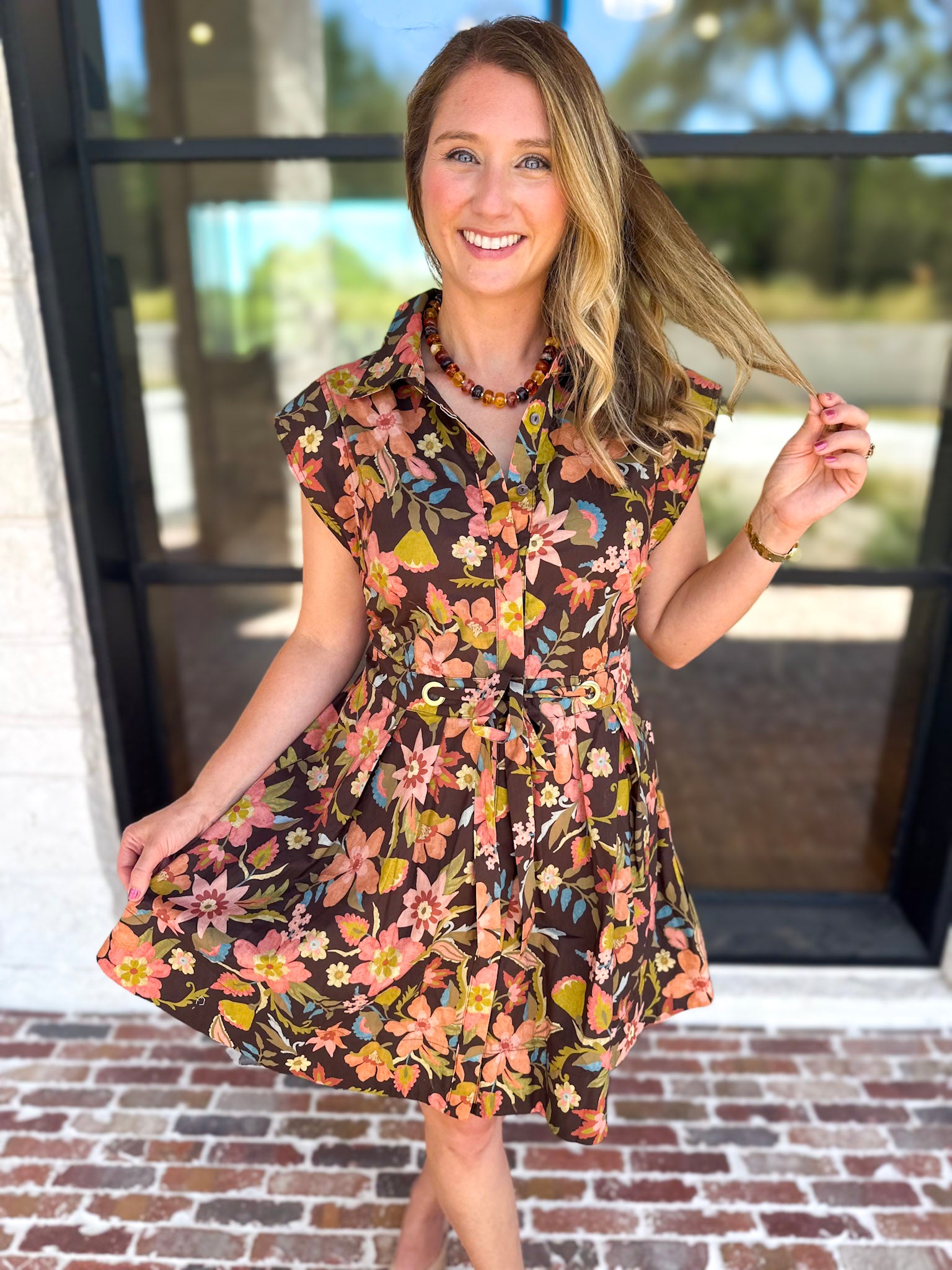 Freshly Picked Florals Mini Dress-510 Mini-ENTRO-July & June Women's Fashion Boutique Located in San Antonio, Texas