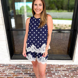 The Dottie Set - Midnight Navy-510 Mini-ENTRO-July & June Women's Fashion Boutique Located in San Antonio, Texas