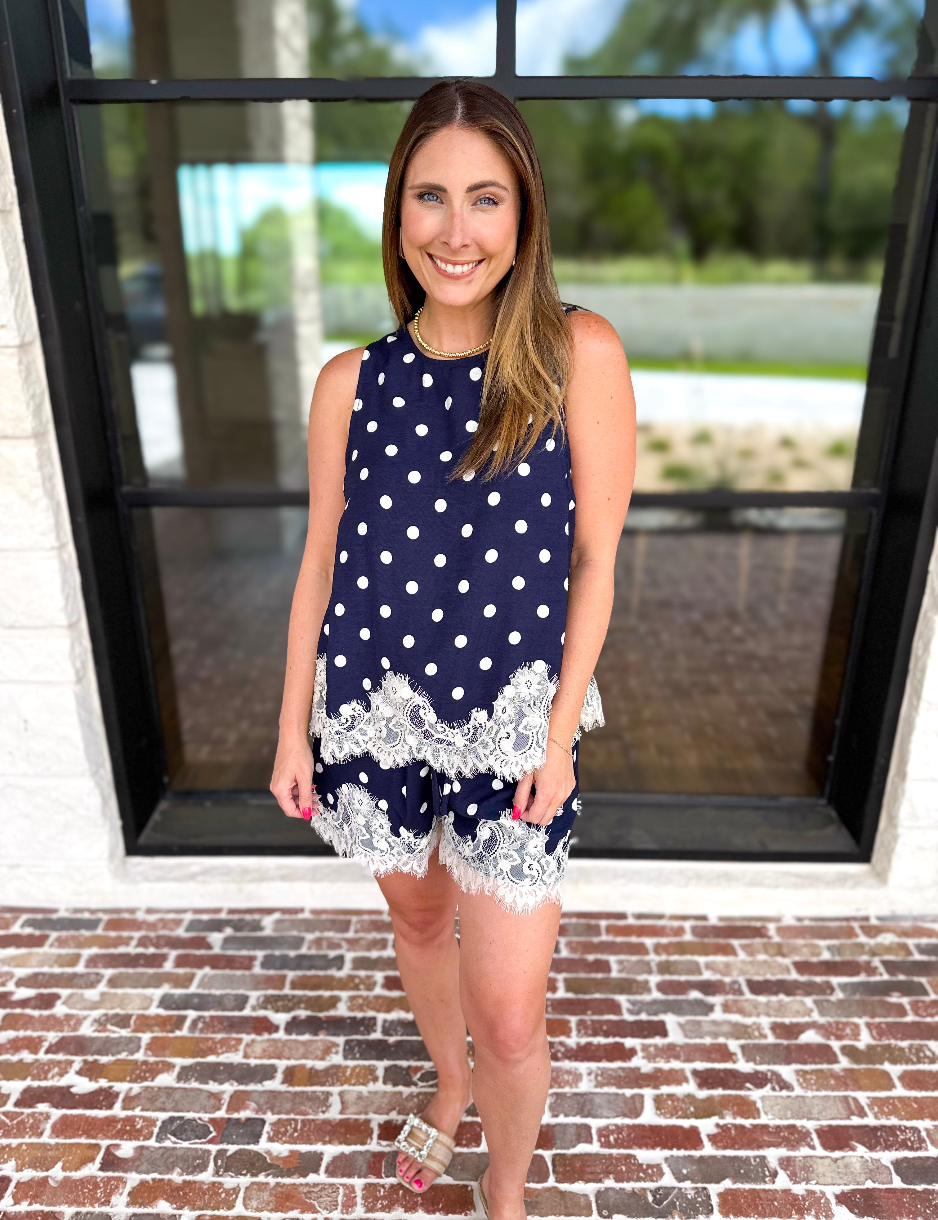 The Dottie Set - Midnight Navy-510 Mini-ENTRO-July & June Women's Fashion Boutique Located in San Antonio, Texas