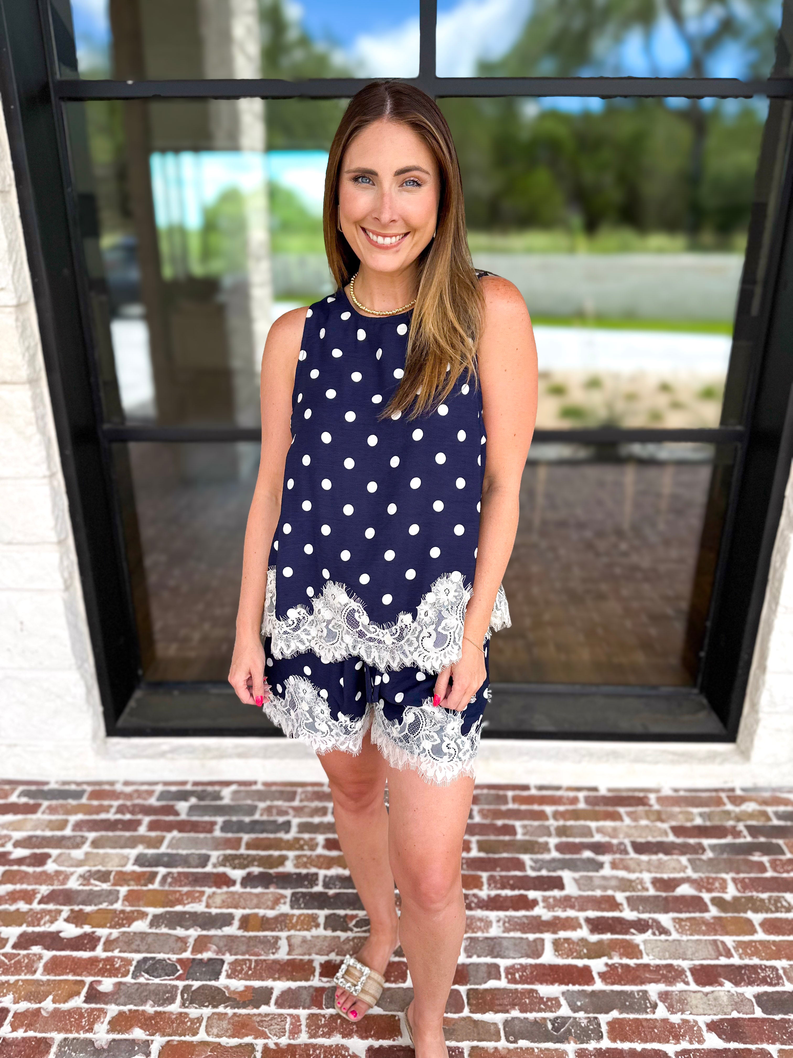 The Dottie Set - Midnight Navy-510 Mini-ENTRO-July & June Women's Fashion Boutique Located in San Antonio, Texas