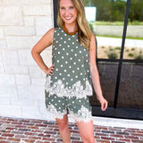 The Dottie Set - Olive-510 Mini-ENTRO-July & June Women's Fashion Boutique Located in San Antonio, Texas