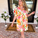 Sun Kissed Floral Mini Dress-510 Mini-FATE-July & June Women's Fashion Boutique Located in San Antonio, Texas