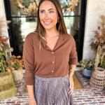 The Forever Favorite Cardigan - Brown-230 Sweaters/Cardis-SKIES ARE BLUE-July & June Women's Fashion Boutique Located in San Antonio, Texas