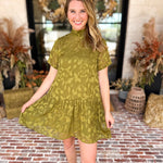 The Afterglow Olive Mini Dress-510 Mini-TCEC-July & June Women's Fashion Boutique Located in San Antonio, Texas