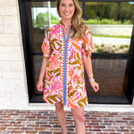 THML - Graceful Bloom Mini Dress-510 Mini-THML-July & June Women's Fashion Boutique Located in San Antonio, Texas