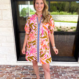 THML - Graceful Bloom Mini Dress-510 Mini-THML-July & June Women's Fashion Boutique Located in San Antonio, Texas