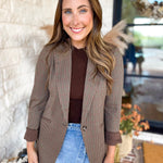 Liverpool - Down To Business Blazer-600 Outerwear-LIVERPOOL JEANS COMPANY-July & June Women's Fashion Boutique Located in San Antonio, Texas