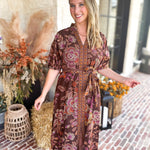 The Spiced Harvest Midi Dress-500 Midi-ENTRO-July & June Women's Fashion Boutique Located in San Antonio, Texas