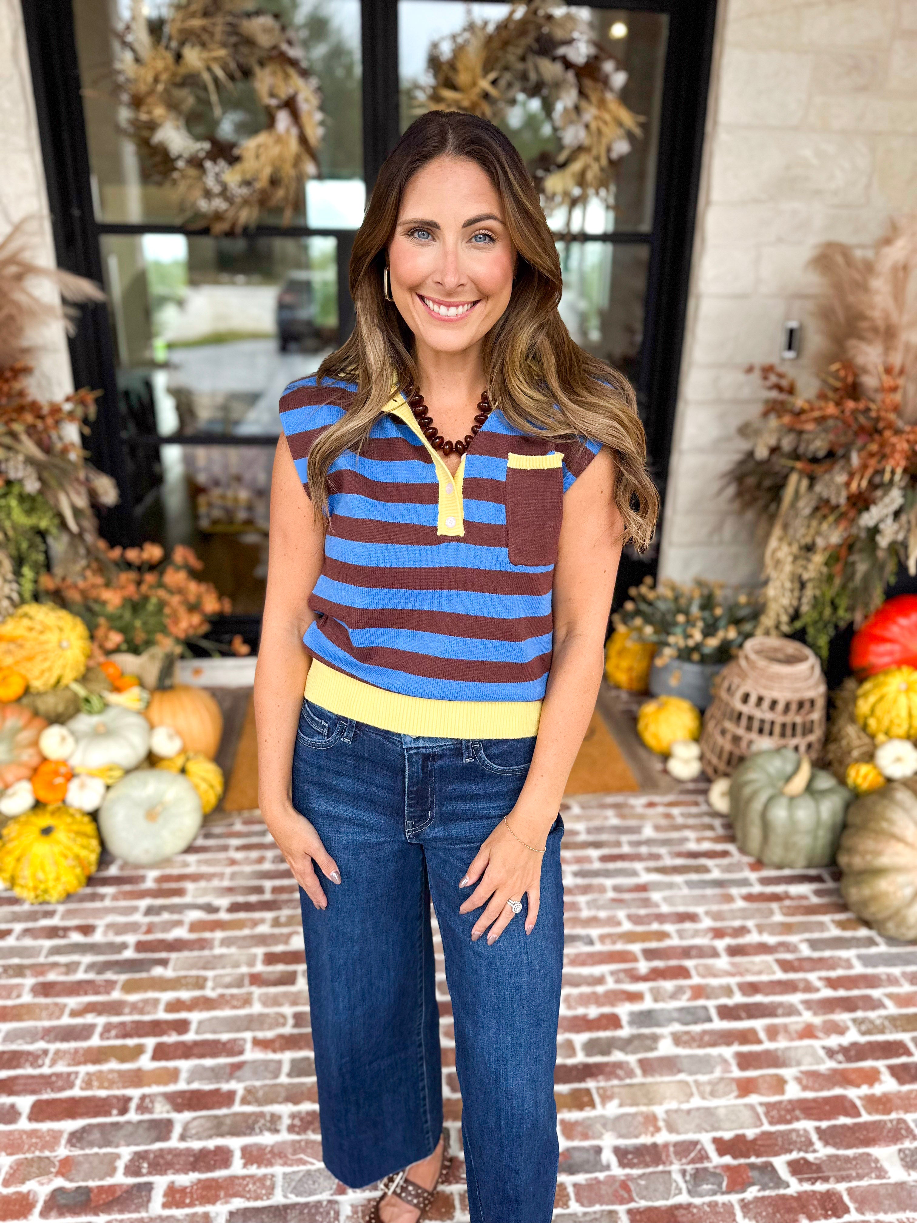 THML - The Good Mood Knit Top-230 Sweaters/Cardis-THML-July & June Women's Fashion Boutique Located in San Antonio, Texas