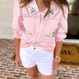 The Jordan Blouse-200 Fashion Blouses-MAIN STRIP-July & June Women's Fashion Boutique Located in San Antonio, Texas