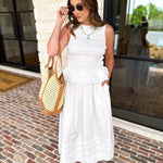 Ivory Lace Top & Midi Skirt Set-500 Midi-KLESIS-July & June Women's Fashion Boutique Located in San Antonio, Texas