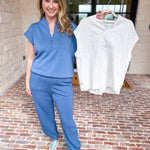 Chic Travel Set - Blue-300 Athleisure/Lounge-RAE MODE-July & June Women's Fashion Boutique Located in San Antonio, Texas