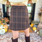 The Remi Plaid Mini Skirt-510 Mini-SKIES ARE BLUE-July & June Women's Fashion Boutique Located in San Antonio, Texas