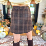 The Remi Plaid Mini Skirt-510 Mini-SKIES ARE BLUE-July & June Women's Fashion Boutique Located in San Antonio, Texas