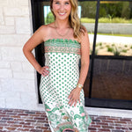 THML - The Everly Strapless Midi Dress-500 Midi-THML-July & June Women's Fashion Boutique Located in San Antonio, Texas