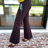 Liverpool - The Stella Flare Pants - Brown-400 Pants-LIVERPOOL JEANS COMPANY-July & June Women's Fashion Boutique Located in San Antonio, Texas