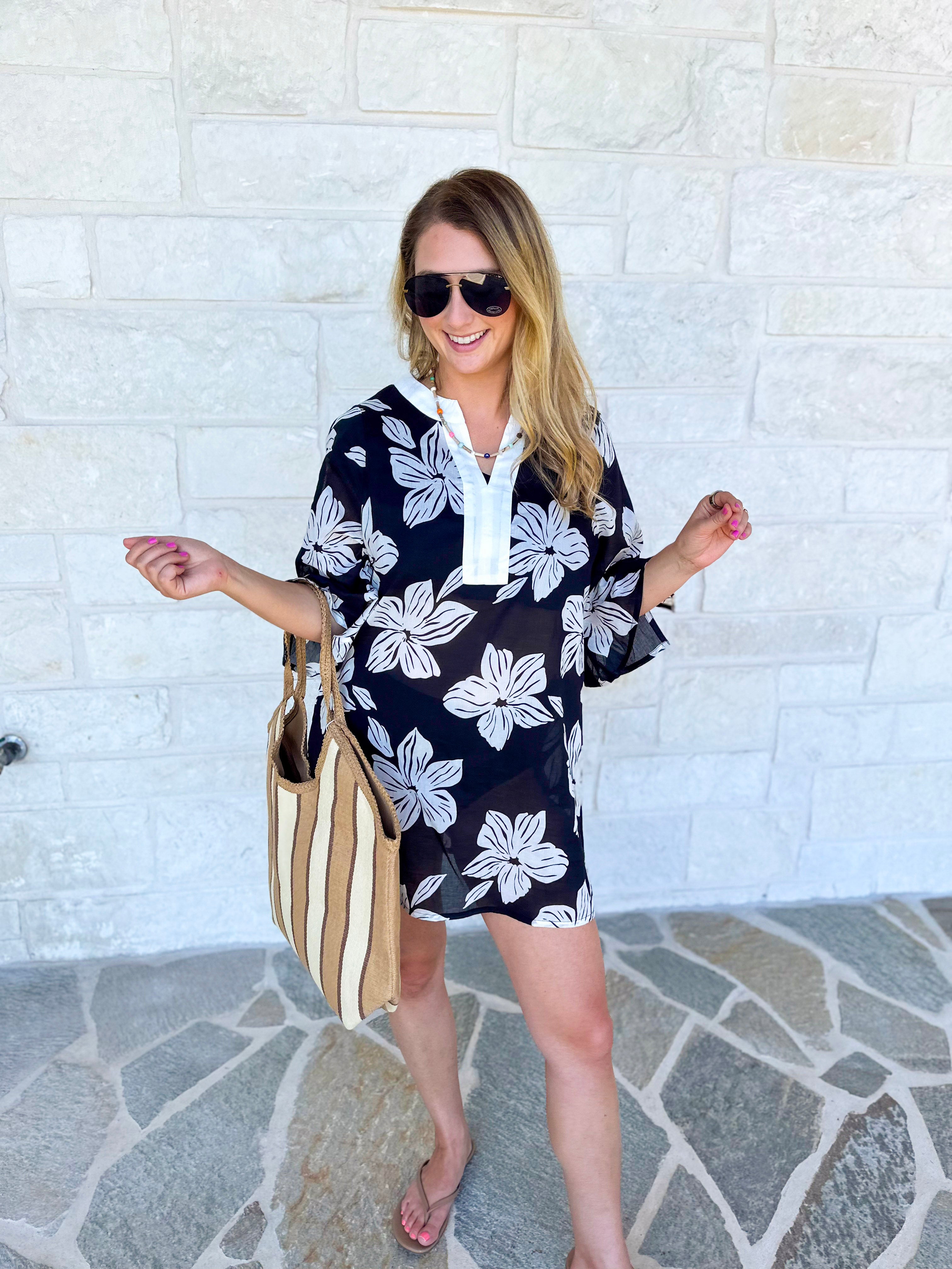MARY SQUARE - Elizabeth Short Beach Dress-300 Athleisure/Lounge-MARY SQUARE-July & June Women's Fashion Boutique Located in San Antonio, Texas