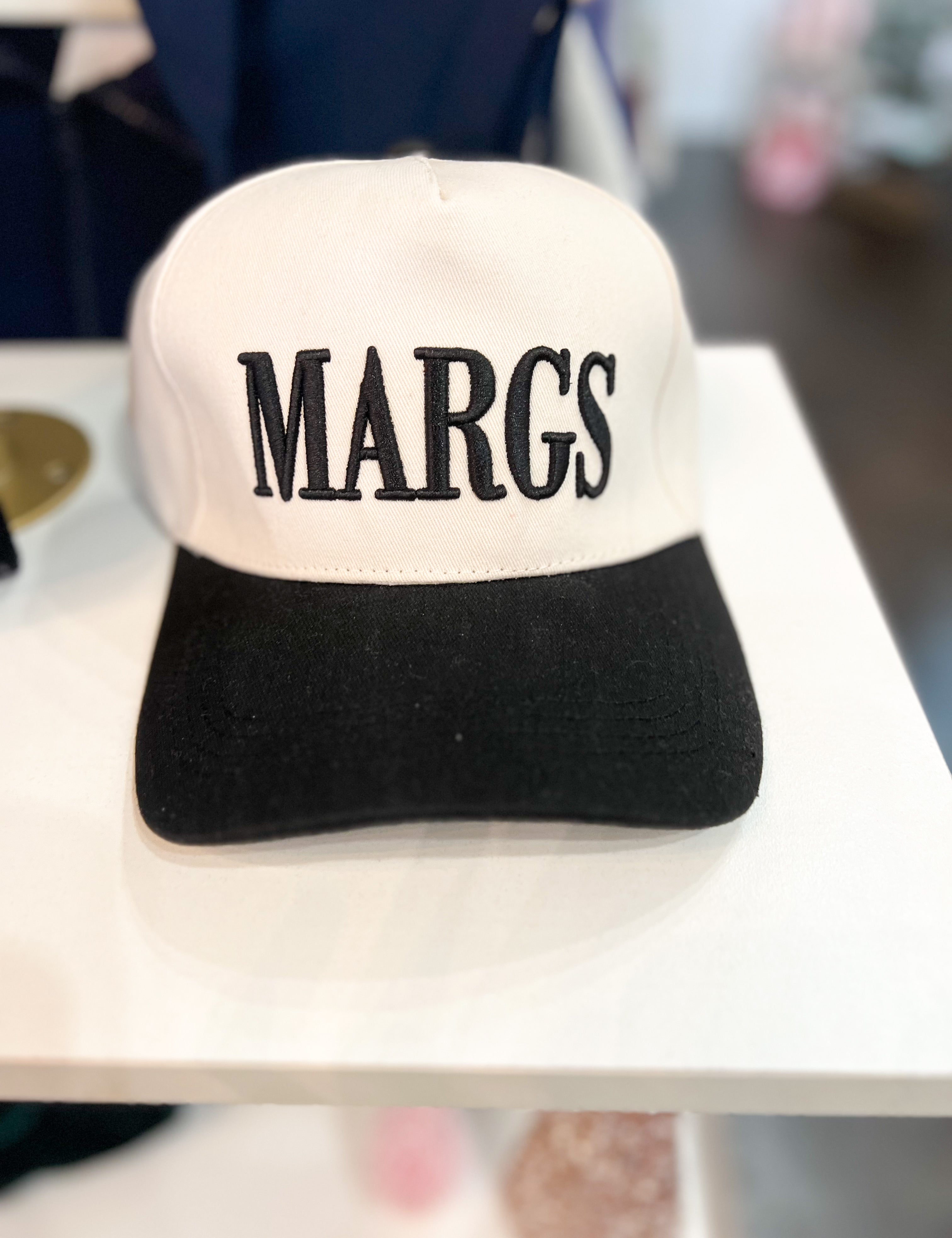 Margs Trucker Hat - Black-130 ACCESSORIES-ZENANA-July & June Women's Fashion Boutique Located in San Antonio, Texas