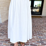 Closet Staple White Midi Skirt-410 Shorts/Skirts-STYLE USA-July & June Women's Fashion Boutique Located in San Antonio, Texas