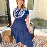 THML- The Sutton Midi Dress-500 Midi-THML-July & June Women's Fashion Boutique Located in San Antonio, Texas