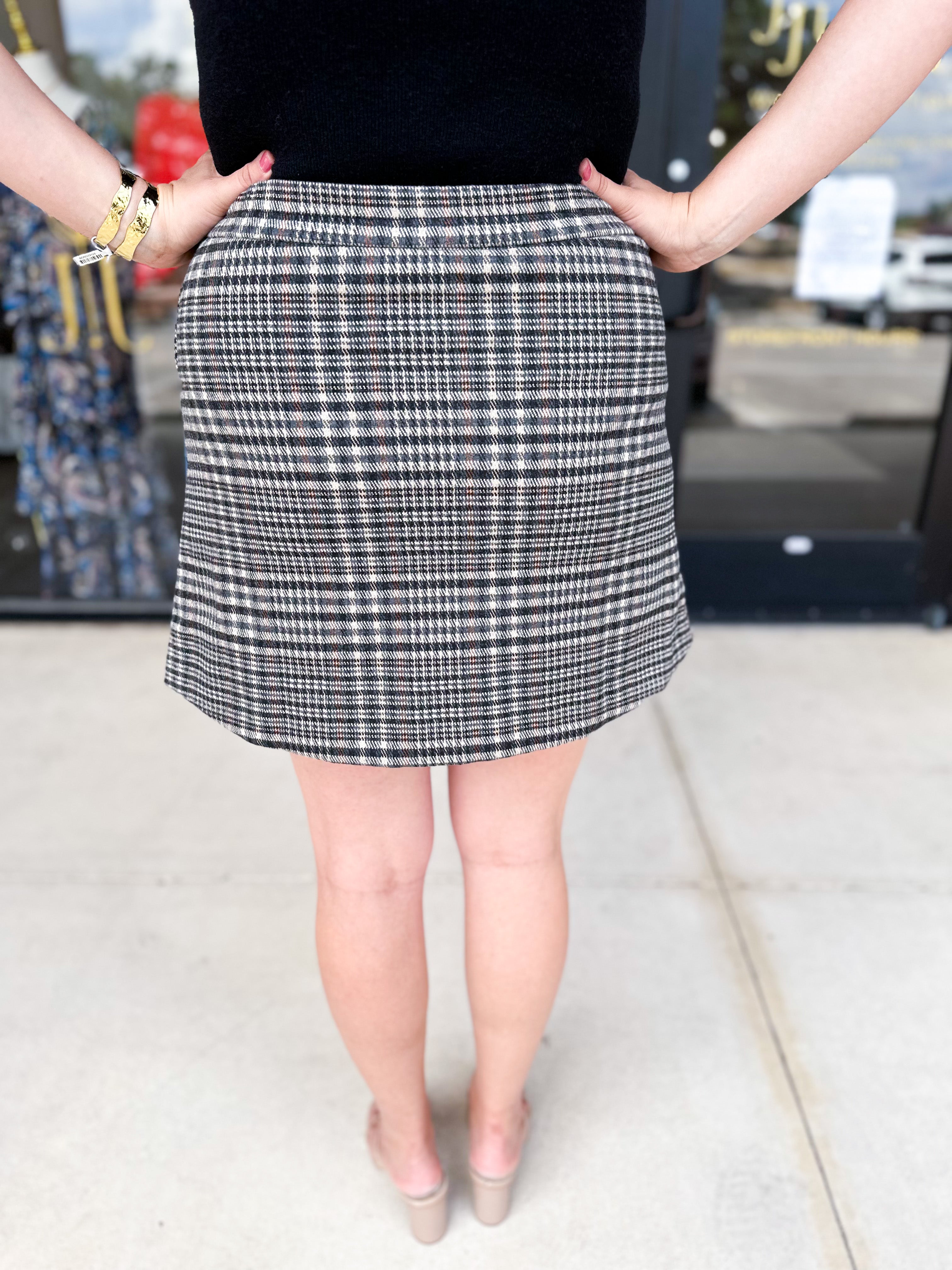 The Blair Mini Skirt-410 Shorts/Skirts-SKIES ARE BLUE-July & June Women's Fashion Boutique Located in San Antonio, Texas