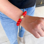 Michelle McDowell - Ryden Bracelet - Red-110 Jewelry & Hair-Michelle McDowell-July & June Women's Fashion Boutique Located in San Antonio, Texas