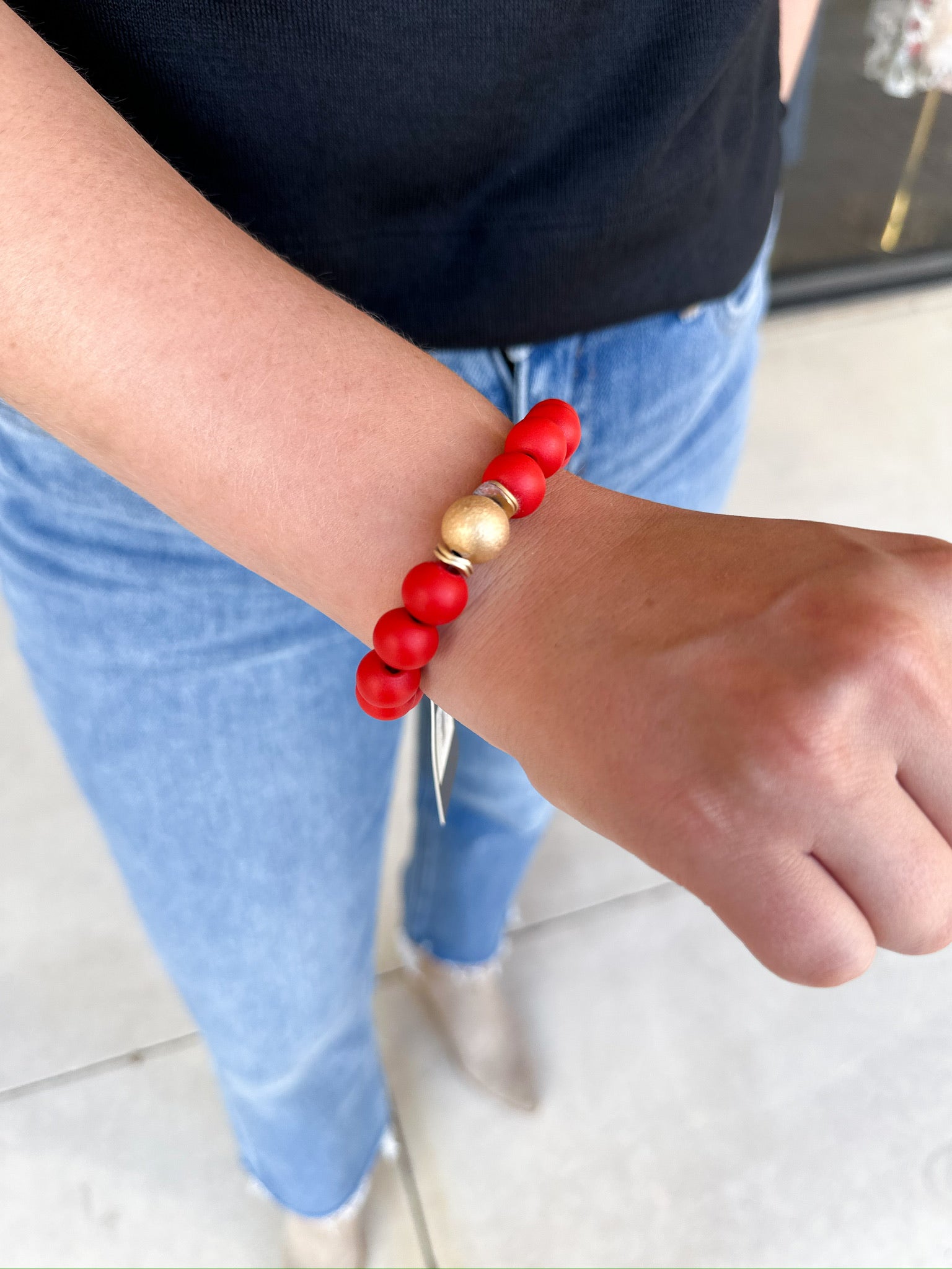 Michelle McDowell - Ryden Bracelet - Red-110 Jewelry & Hair-Michelle McDowell-July & June Women's Fashion Boutique Located in San Antonio, Texas