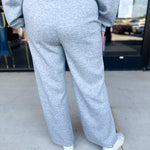 Soft Modal Lounge Pants - Grey-300 Athleisure/Lounge-SKIES ARE BLUE-July & June Women's Fashion Boutique Located in San Antonio, Texas