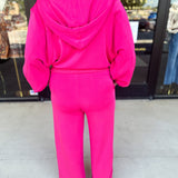 Soft Modal Lounge Pants - Fuchsia Pink-300 Athleisure/Lounge-SKIES ARE BLUE-July & June Women's Fashion Boutique Located in San Antonio, Texas