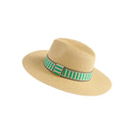 Dorian Tote Bag & Hat Set - Green-130 ACCESSORIES-SHIRALEAH-July & June Women's Fashion Boutique Located in San Antonio, Texas