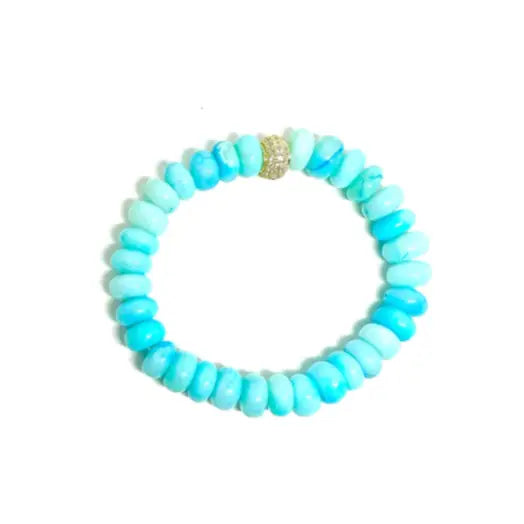 Blue Moon Beaded Bracelet-110 Jewelry & Hair-Accessory Concierge-July & June Women's Fashion Boutique Located in San Antonio, Texas
