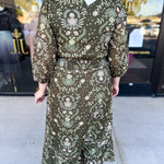 Enchanted Floral Midi Dress-500 Midi-POLOGRAM-July & June Women's Fashion Boutique Located in San Antonio, Texas